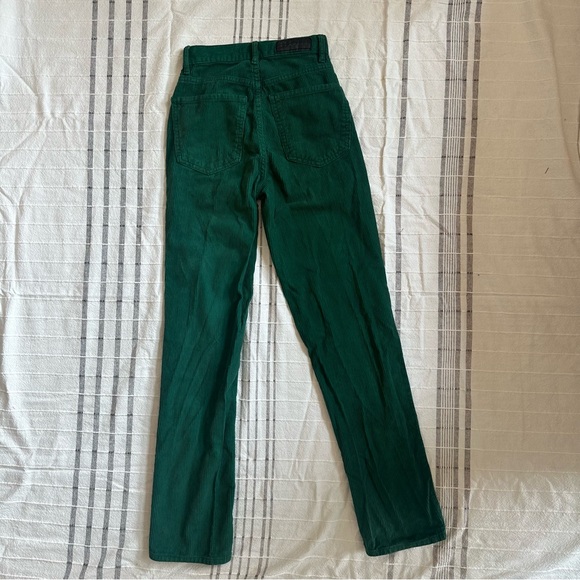 Pacsun Green Corduroy Dad Jean | 22 - Picture 3 of 6